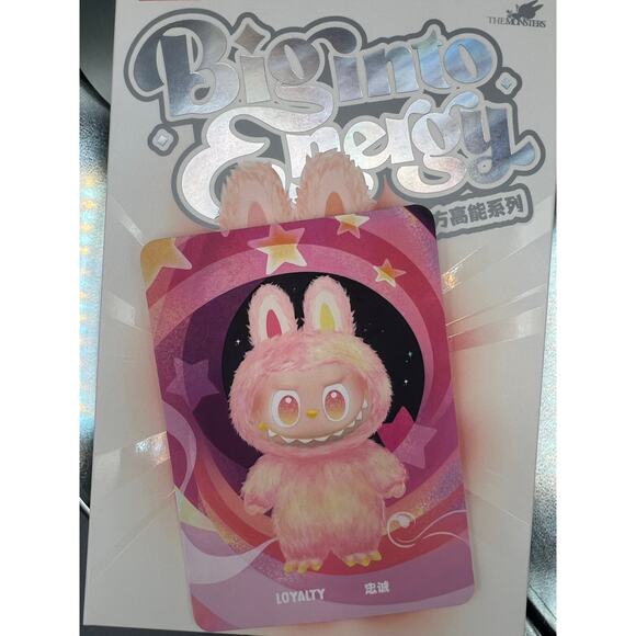 LABUBU Confirmed “Loyalty” Big Into Energy Pop Mart BIE - Picture 1 of 4